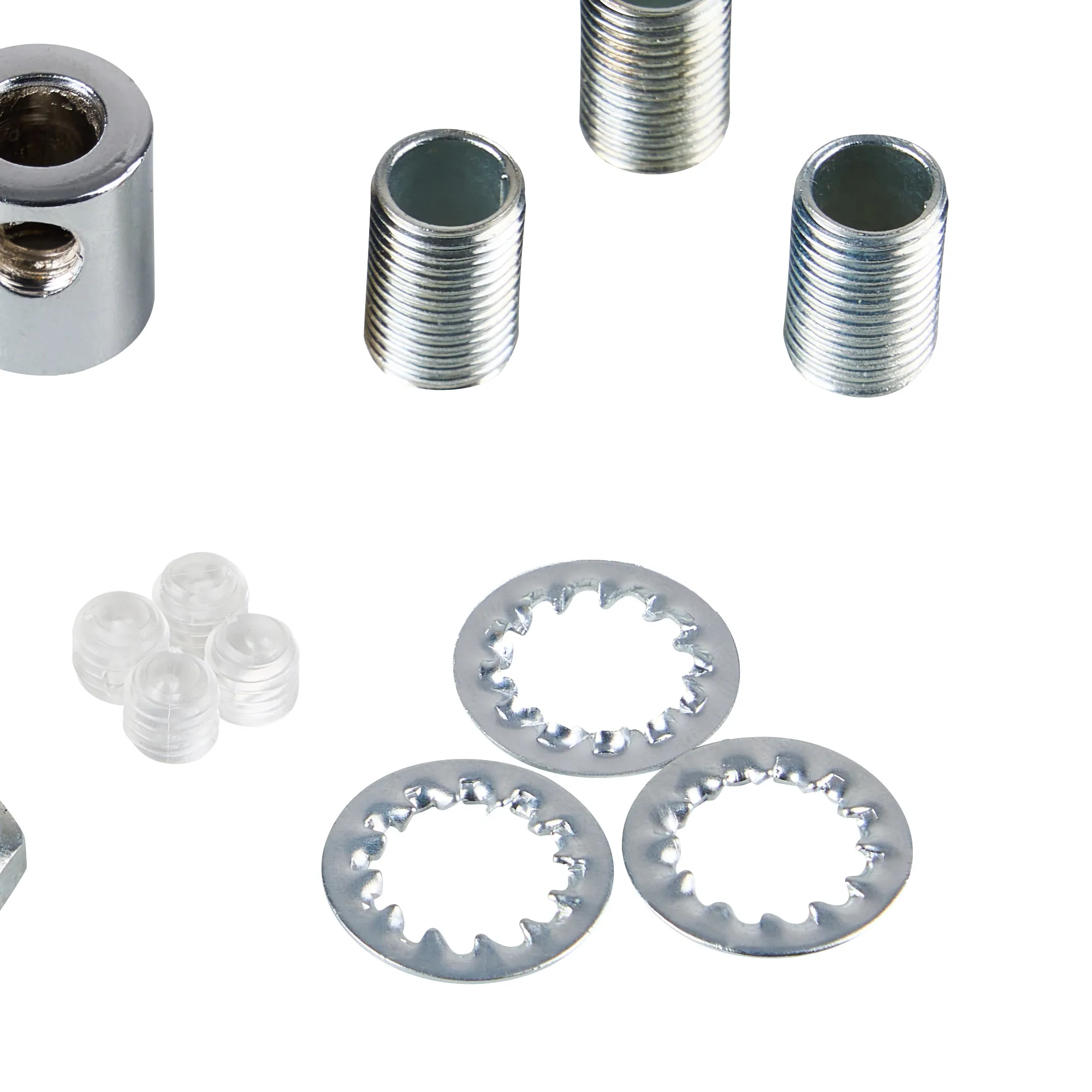 Hayes Metal Cable Grip Kit (3pcs) Polished Nickel D0901  Deco Hayes Accessories
